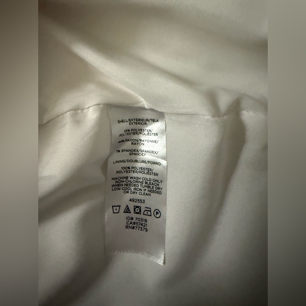 Ann Taylor White Pencil Skirt - Picture 4 of 4